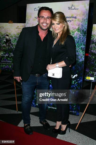 Bryan Mullins and Natalie Bassingthwaighte arrive for the Australian Premiere of 'Bright Star' at Dendy Opera Quays on November 30, 2009 in Sydney,...