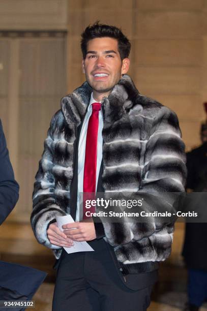 Jerome Domange attends a State dinner at the Elysee Palace on March 19, 2018 in Paris, France. The Duke and Duchess of Luxembourg are on a three day...