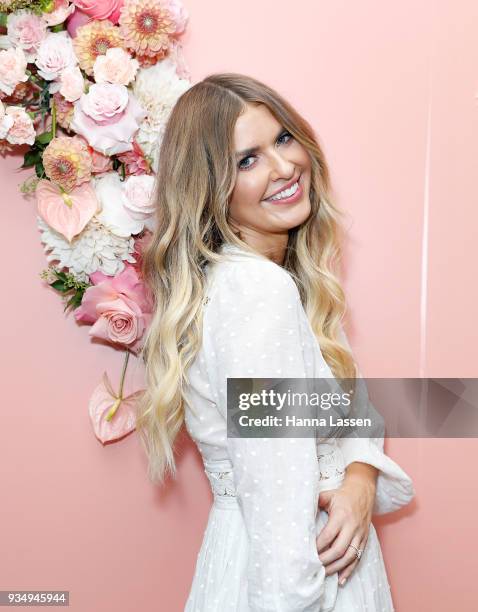 Elle Ferguson attends the Bumble Bizz launch on March 20, 2018 in Sydney, Australia.