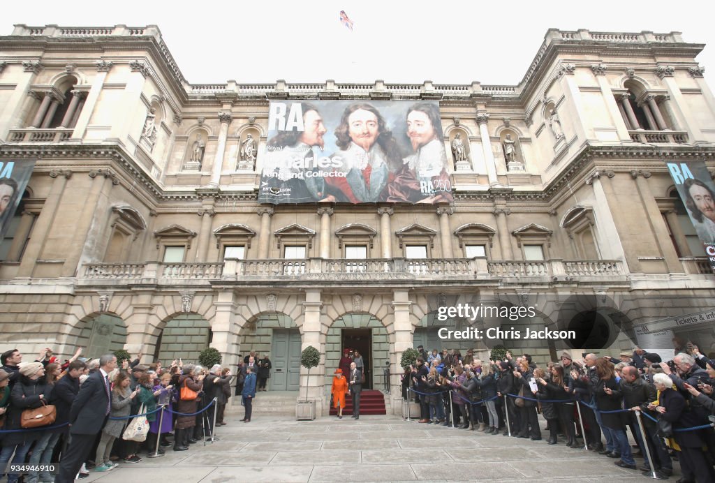 The Queen Visits The Royal Academy Of Arts