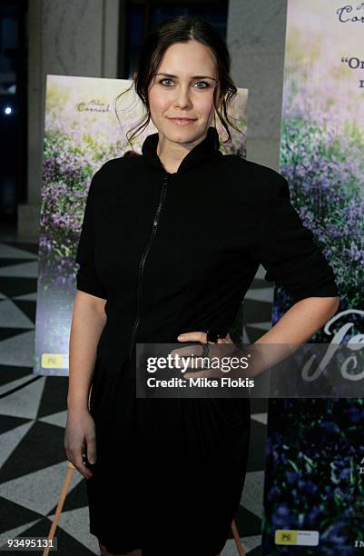 Actress Saskia Burmeister arrives for the Australian Premiere of 'Bright Star' at Dendy Opera Quays on November 30, 2009 in Sydney, Australia.