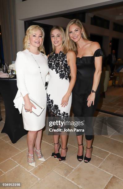 Whitney, Mackenzie Valk and Amy Cole attend the Kate Upton & Justin Verlander "Uncork For A Cause" To Benefit Wins For Warriors Foundation at Old...