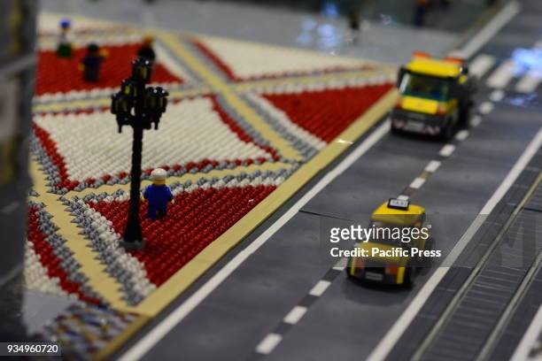 Seven members of the "ItLug" association met over 14 months to put together this Lego reconstruction of the city of Bergamo, using 250.000 Lego....
