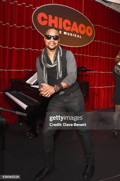 Cuba Gooding Jr. Attends a drinks reception celebrating the new 2018 production of "Chicago: The Musical" at Bar Zedel on March 20, 2018 in London,...