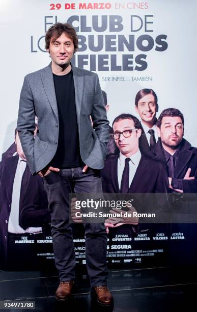 Raul Fernandez de Pablo attends âEl Club De Los Buenos Infieles' Madrid Photocall on March 20, 2018 in Madrid, Spain.