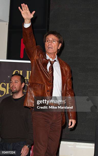 Cliff Richard attends DVD signing at HMV Oxford Street on November 30, 2009 in London, England.