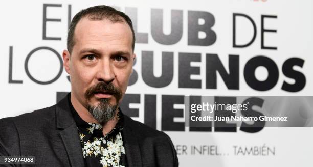 Fele Martinez attends 'El Club De Los Buenos Infieles' photocall at Palacio de la Prensa Cinema on March 20, 2018 in Madrid, Spain.