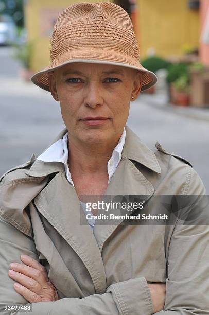 Actress Barbara Rudnik is seen during a photo session on September 01, 2008 in Munich, Germany.