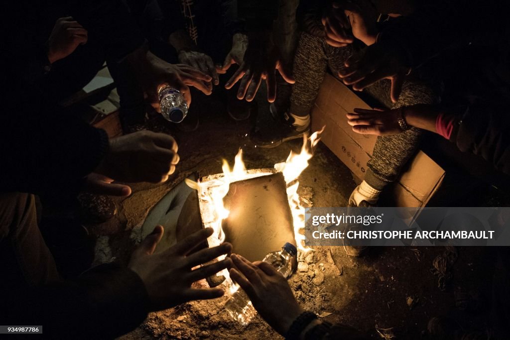 FRANCE-EUROPE-MIGRANTS-WEATHER