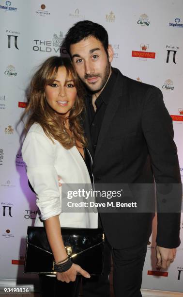 Rachel Stevens and Alex Bourne attend The Old Vic Christmas Cracker in partnership with the "Charities Trust" in aid of The Old Vic Theatre Trust at...