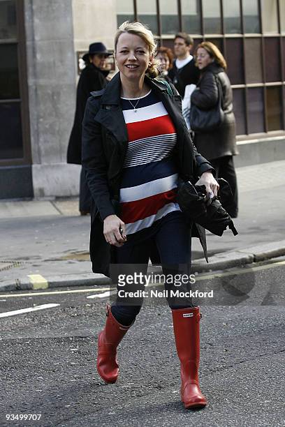 Sara Cox sighting on November 30, 2009 in London, England.