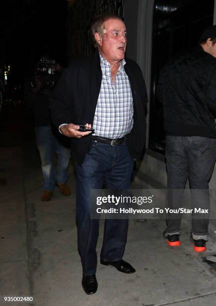 Al Michaels is seen on March 19, 2018 in Los Angeles, California.