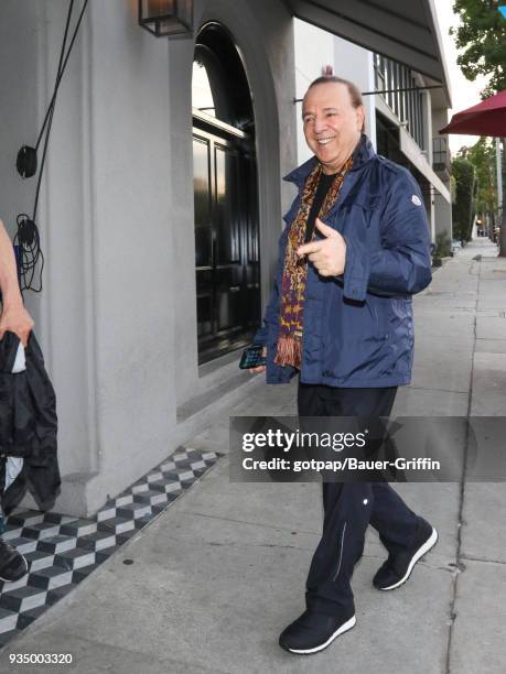 Tommy Mottola is seen on March 19, 2018 in Los Angeles, California.