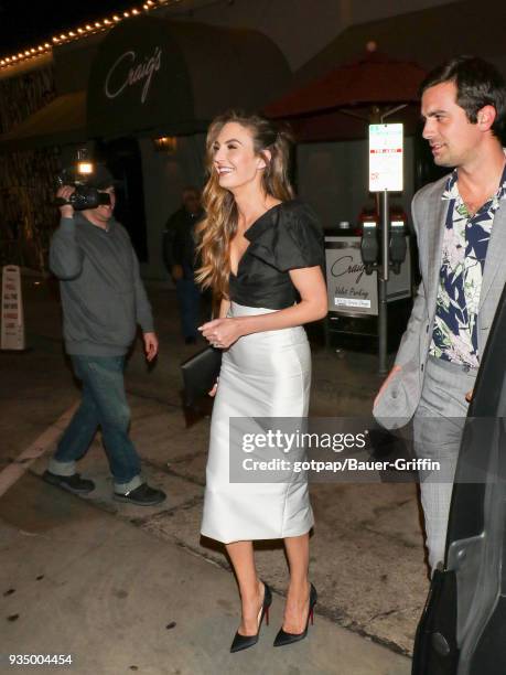 Elizabeth Chambers is seen on March 19, 2018 in Los Angeles, California.