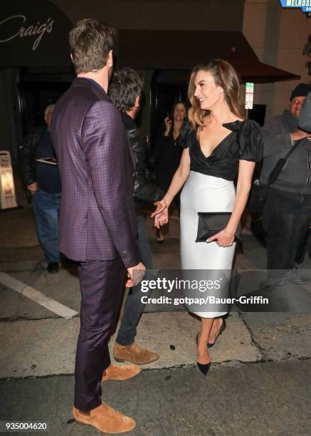 Elizabeth Chambers is seen on March 19, 2018 in Los Angeles, California.