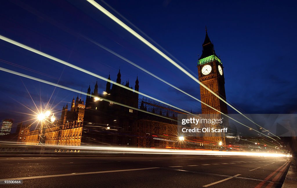 The Houses of Parliament At Night