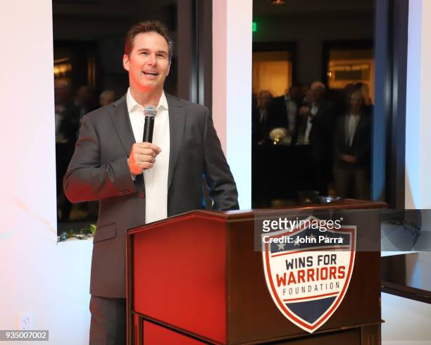 Steve Sparks attends the Kate Upton & Justin Verlander "Uncork For A Cause" To Benefit Wins For Warriors Foundation at Old Marsh Golf Club on March...