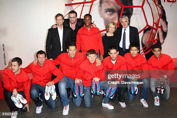 Joe Cole, Mark Parker, Lucas Neil, Marco Materazzi, Bono, Didier Drogba, Andrei Arshavin, Susan Smith Ellis, Clint Dempsey, Prof Michel D...