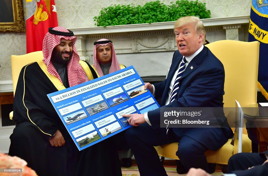 President Trump Hosts Crown Prince Mohammed Bin Salman Of Saudi Arabia At The White House