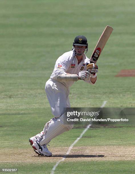 Lance Klusener batting for South Africa during his innings of 174 on the second day of the 2nd Test match between South Africa and England at the St...