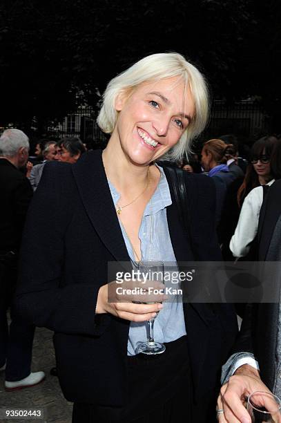 Fashion Vanessa Bruno attends the Musee Galliera Celebrates Madame Carven 100th birthday - Cocktail on July 9, 2009 in Paris, France.
