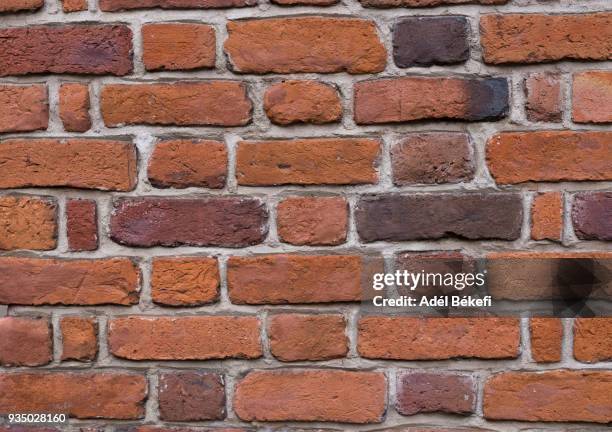 part of a brick wall - tata hungary stock pictures, royalty-free photos & images