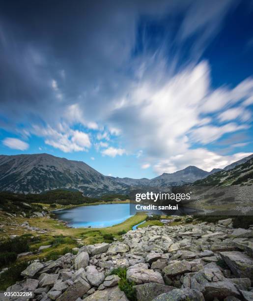 beautiful landscape in pirin mountains - pirin mountains stock pictures, royalty-free photos & images