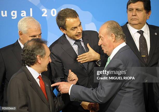 Andorra's Head of Government Jaume Bartumeu Cassany, Panama's President Ricardo Martinelli, Spain's Prime Minister Jose Luis Rodriguez Zapatero,...