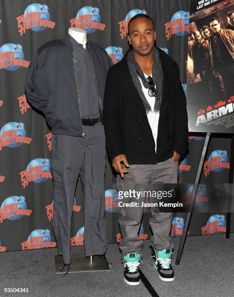 Actor Columbus Short visits Planet Hollywood Times Square on November 30, 2009 in New York City.