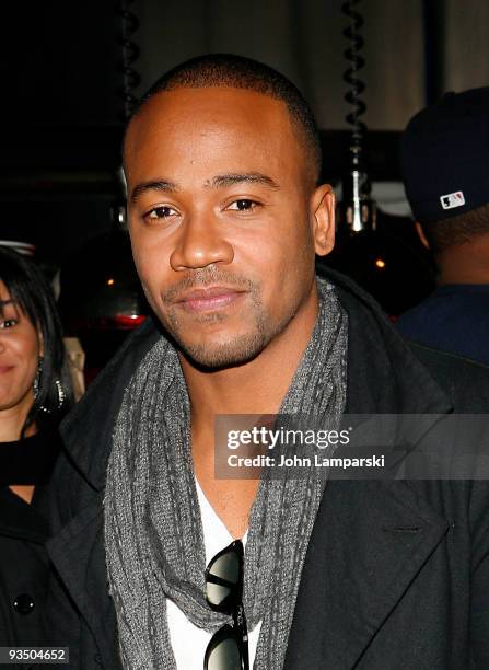 Columbus Short visits Planet Hollywood Times Square on November 30, 2009 in New York City.