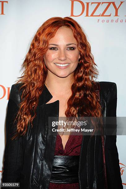 Briana Evigan arrives at the Dizzy Feet Foundation's Inaugural Celebration Of Dance at the Kodak Theatre on November 29, 2009 in Hollywood,...