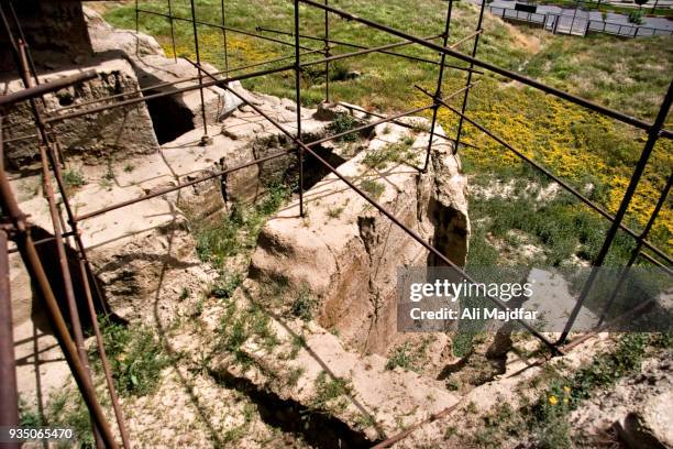 ancient city of hegmataneh (ecbatana) - hamadan fotografías e imágenes de stock