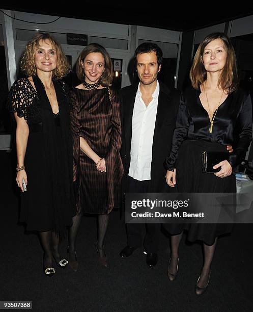 Maryam D'Abo and David Heyman attend The Warrior Programme 2nd Anniversary Gala Dinner, at the Royal Hospital Chelsea on November 30, 2009 in London,...