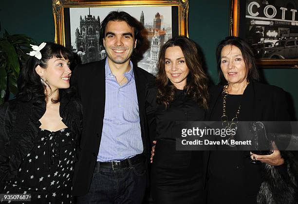 Jeanne Marine and family attend The Warrior Programme 2nd Anniversary Gala Dinner, at the Royal Hospital Chelsea on November 30, 2009 in London,...