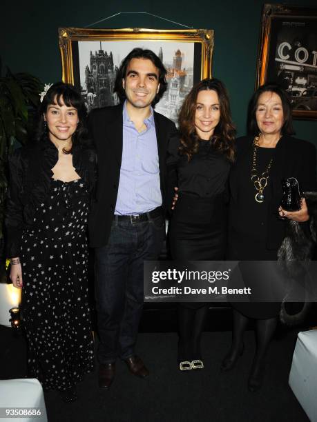 Jeanne Marine and family attend The Warrior Programme 2nd Anniversary Gala Dinner, at the Royal Hospital Chelsea on November 30, 2009 in London,...