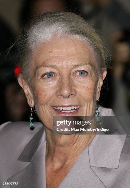 Vanessa Redgrave attends the London Evening Standard Theatre Awards at the Royal Opera House on November 23, 2009 in London, England.