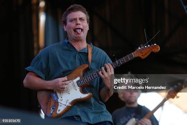 Mac Demarco performs during the third day of Lollapalooza Chile 2018 at Parque O'Higgins on March 18, 2018 in Santiago, Chile.