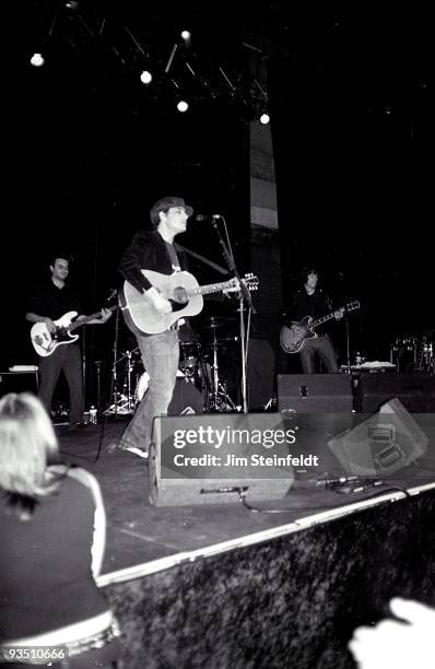 The Wallflowers, with lead singer Jakob Dylan, perform at the Henry Fonda Theatre in Los Angeles, California on July 12, 2003.