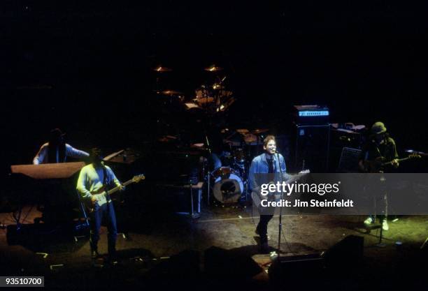 The Wallflowers, with lead singer Jakob Dylan, performs at the Orpheum Theatre in Minneapolis, Minnesota on November 30, 1992.