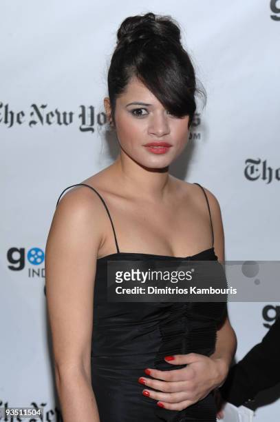 Actress Melonie Diaz attends IFP's 19th Annual Gotham Independent Film Awards at Cipriani, Wall Street on November 30, 2009 in New York City.