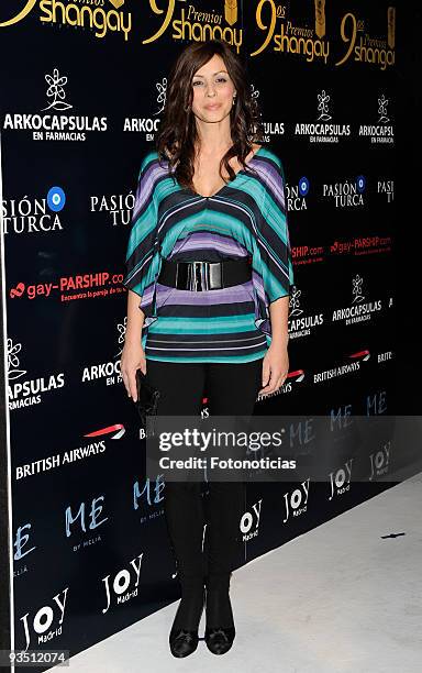 Actress Ana Alvarez attends "Shangay Awards 2009", at Pacha Club on November 30, 2009 in Madrid, Spain.