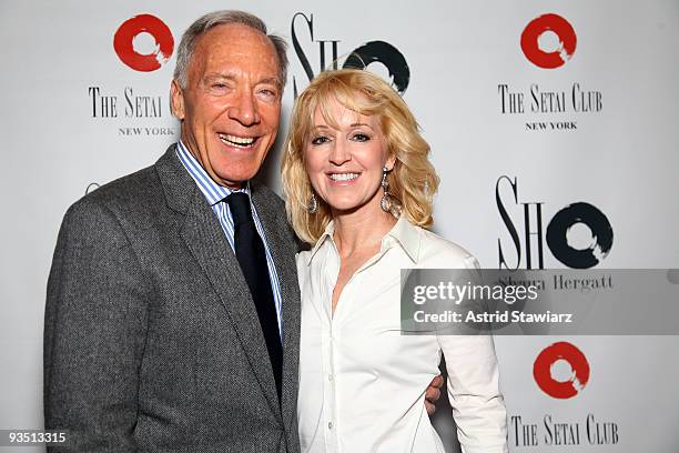 Setai CEO, Ted Wright, and Meredith Dolan attend FOEDUS USA Foundation's A Journey to La Dolce Vita at The Setai Wall Street on November 30, 2009 in...