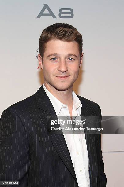 Ben McKenzie attends 'The Art of Progress' World-premiere of the new Audi A8 at the Audi Pavilion on November 30, 2009 in Miami, Florida.