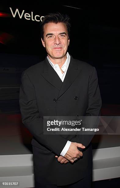 Chris Noth attends 'The Art of Progress' World-premiere of the new Audi A8 at the Audi Pavilion on November 30, 2009 in Miami, Florida.
