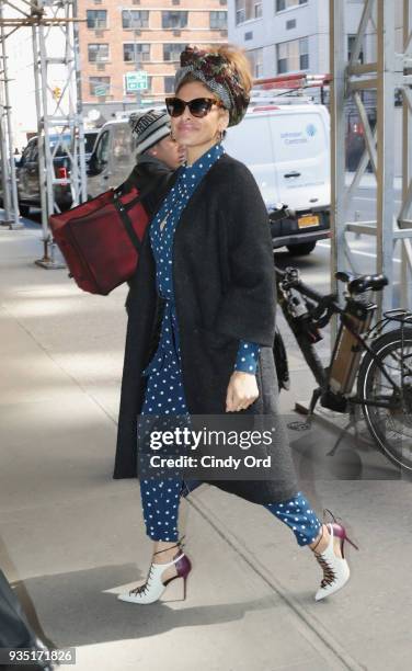 Eva Mendes attends Eva Mendes x New York & Company "Everyday Chic" Collection Launch on March 19, 2018 in New York City.