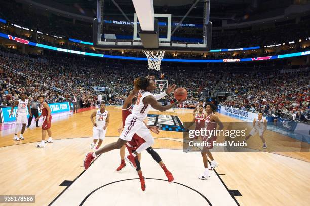 Playoffs: Virginia Tech Chris Clarke in action vs Alabama at PPG Paints Arena. Pittsburgh, PA 3/15/2018 CREDIT: Fred Vuich