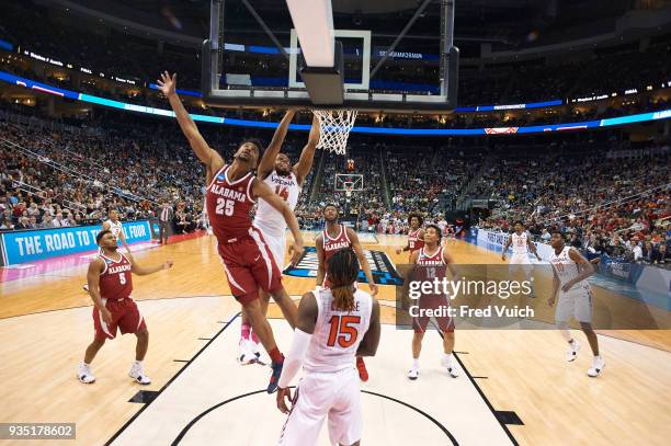 Playoffs: Virginia Tech P.J. Horne in action vs Alabama Braxton Key at PPG Paints Arena. Pittsburgh, PA 3/15/2018 CREDIT: Fred Vuich