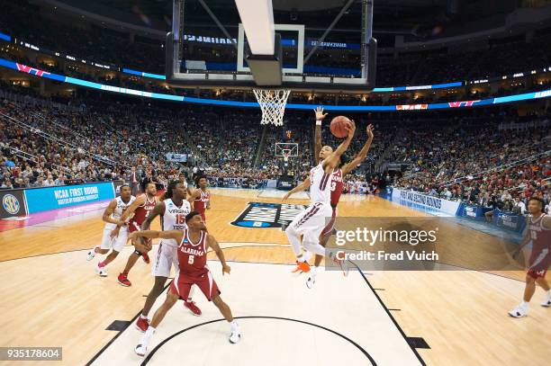 Playoffs: Virginia Tech Justin Robinson in action vs Alabama at PPG Paints Arena. Pittsburgh, PA 3/15/2018 CREDIT: Fred Vuich