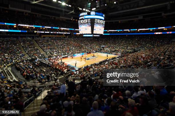 Playoffs: Overall view of PPG Paints Arena during Virginia Tech vs Alabama game. Pittsburgh, PA 3/15/2018 CREDIT: Fred Vuich