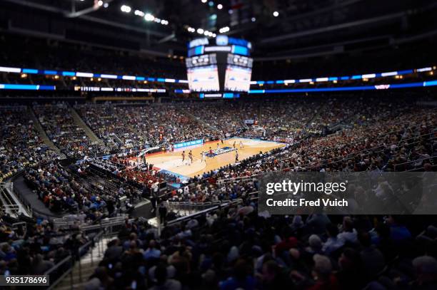 Playoffs: Overall view of PPG Paints Arena during Virginia Tech vs Alabama game. Pittsburgh, PA 3/15/2018 CREDIT: Fred Vuich